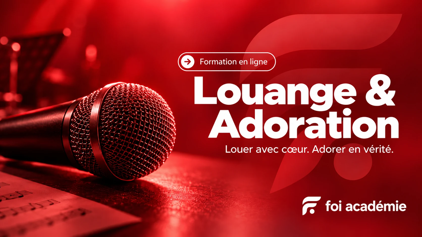 Couverture de formation Louange & adoration